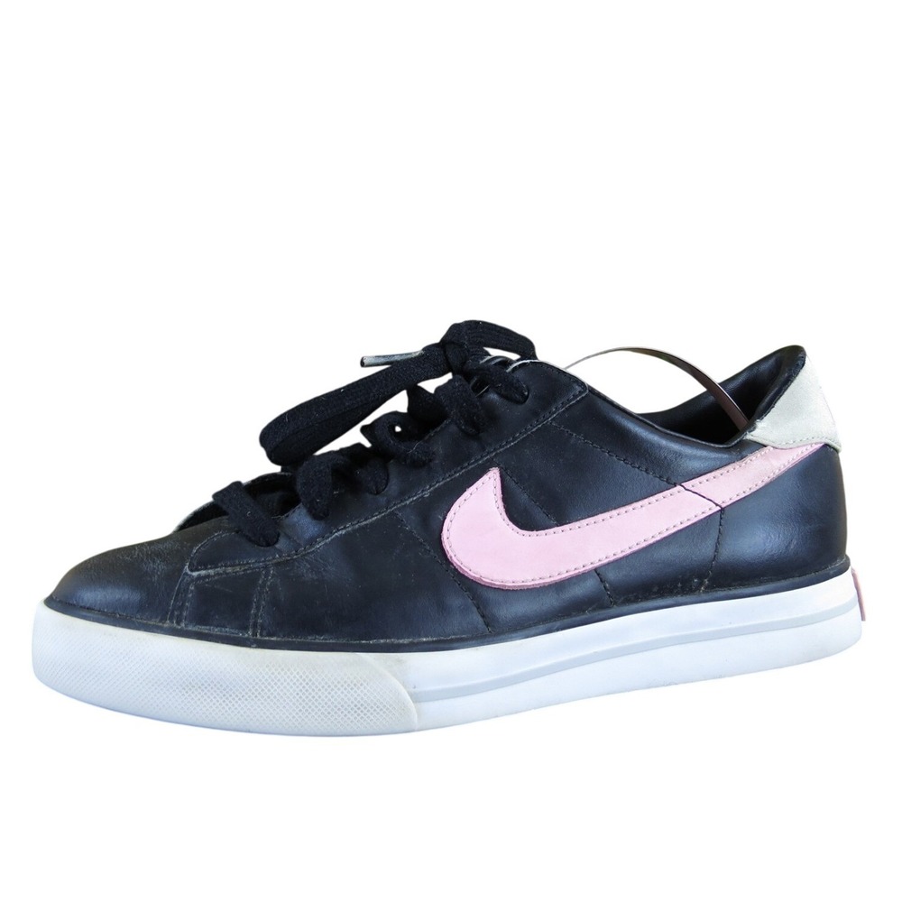 Nike Women's BRS Sneaker Black Leather Sz 7 Medium Gently Used‎ 2025